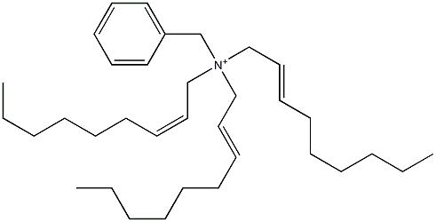 Tri(2-nonenyl)benzylaminium Struktur