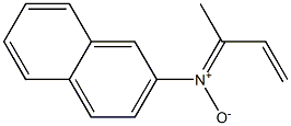 N-(2-Naphtyl)-1-methyl-2-propen-1-imine N-oxide Struktur