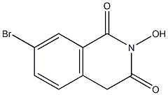 7-BROMO-2-HYDROXYISOQUINOLINE-1,3(2H,4H)-DIONE Struktur