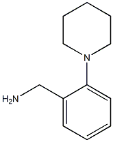 [2-(1-Piperidinyl)phenyl]methanamine Struktur