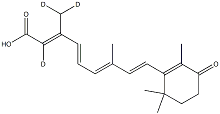 all-trans 4-Keto Retinoic Acid-d3 Struktur