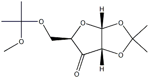 (3aR,5R,6aS)-5-((2-Methoxypropan-2-yloxy)methyl)-2,2-dimethyldihydrofuro[2,3-d][1,3]dioxol-6(3aH)-one Struktur