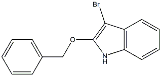 Benzyloxy-3-bromoindole Struktur