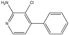 2-Amino-3-chloro-4-phenylpyridine Struktur