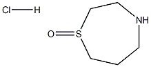 1,4-thiazepane 1-oxide hydrochloride Struktur