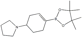 1-(4-(4,4,5,5-tetraMethyl-1,3,2-dioxaborolan-2-yl)cyclohex-3-enyl)pyrrolidine Struktur