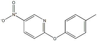 5-nitro-2-(p-tolyloxy)pyridine Struktur