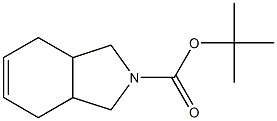 tert-Butyl 1,3,3a,4,7,7a-hexahydro-2H-isoindole-2-carboxylate Struktur