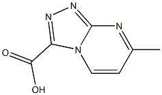 7-Methyl[1,2,4]triazolo[4,3-a]pyrimidine-3-carboxylic acid Struktur