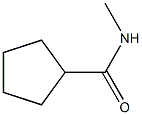 N-Methylcyclopentanecarboxamide Struktur