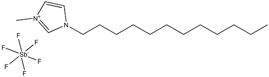 1-Dodecyl-3-MethylImidazolium hexaFluoroAntimonate Struktur