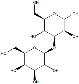 3-O-(b-D-Galactopyranosyl)-D-mannopyranose Struktur