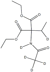 Diethyl 2-Ethyl-2-acetamidomalonate-d5, , 結(jié)構(gòu)式