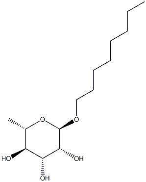 Octyl a-L-rhamnopyranoside Struktur