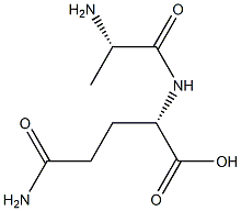 N-(2)-L-alanyl-L-glutamine Struktur