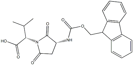 (2S)-2-[(3R)-3-({[(9H-fluoren-9-yl)methoxy]carbonyl}amino)-2,5-dioxopyrrolidin-1-yl]-3-methylbutanoic acid