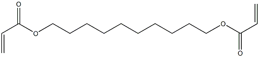 1,10-BIS(ACRYLOYLOXY)DECANE (STABILIZED WITH MEHQ) 1,10-bis(acryloyloxy)alkane (with stabilizer MEHQ) Struktur