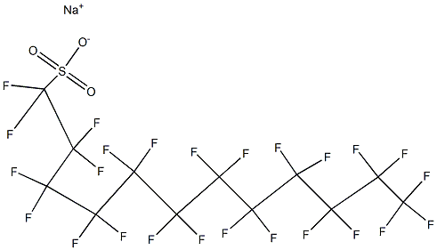 Sodium perfluoro-1-dodecyl sulfonate Struktur