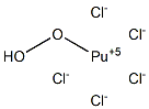 Dioxyplutonium(VI) chloride Struktur