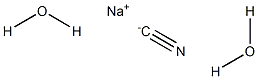 Sodium cyanide dihydrate Struktur