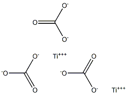 Titanium(III) carbonate Struktur