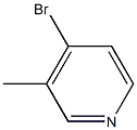 3-methyl-4-bromopyridine Struktur