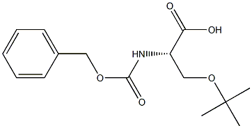 N-BENZYLOXYCARBONYL-O-T-BUTYL-SERINE Struktur