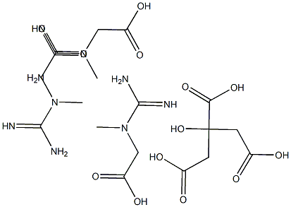 TRICREATINECITRICACID Struktur