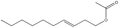 CIS,TRANS-3-DECENYL ACETATE Struktur