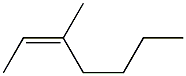 cis-3-Methyl-2-heptene. Struktur