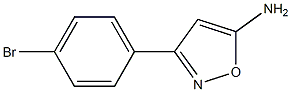 5-Amino-3-(4-bromophenyl)isoxazole Struktur