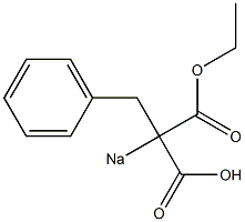 ethyl sodiobenzylmalonate Struktur