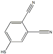 2-Cyano-4-Mercaptobenzenitrile Struktur