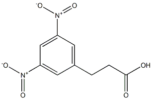 3-(3,5-Dinitrophenyl)propanoic Acid Struktur