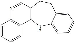 tetrahydroquino(4,3-b)benzazepine Struktur