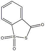 1,2-benzodithiol-3-one-1,1-dioxide Struktur