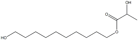 1,10-decanediol-lactate Struktur