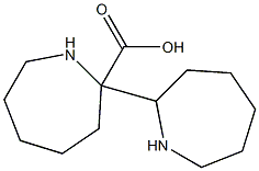 7-Azabicycloheptane carboxylic acid Struktur