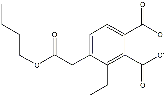 BUTOXYCARBONYLMETHYLETHYLPHTHALATE Struktur