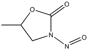 N-NITROSO-5-METHYLOXAZOLIDONE Struktur