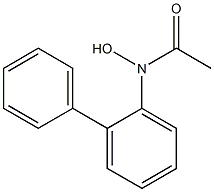 HYDROXYACETYLAMINOBIPHENYL Struktur