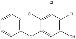 HYDROXYTRICHLORODIPHENYLETHER Struktur