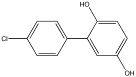 2,5-DIHYDROXY-4'-CHLOROBIPHENYL Struktur