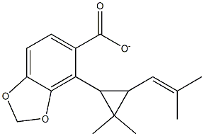 CHRYSANTHEMYLPIPERONYLATE Struktur