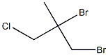 2-METHYLPROPANE,1,2-DIBROMO-3-CHLORO- Struktur