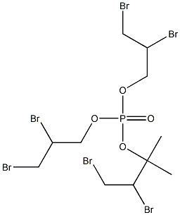 DIMETHYLTRIS(2,3-DIBROMOPROPYL)PHOSPHATE Struktur