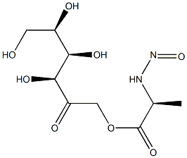 N-NITROSO-D-FRUCTOSE-L-ALANINE Struktur