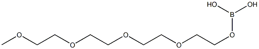 TETRAETHYLENEGLYCOLMONOMETHYLETHERBORATE Struktur