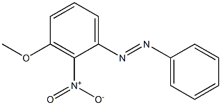 METHOXYNITROAZOBENZENE Struktur