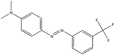 3'-TRIFLUOROMETHYL-4-DIMETHYLAMINOAZOBENZENE Struktur